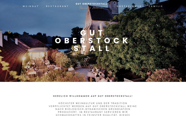 Screenshot of gut-oberstockstall.at