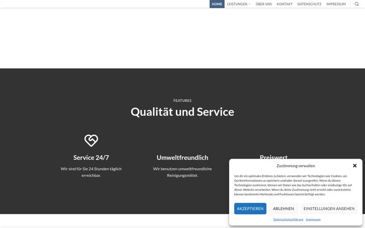 Screenshot of gut-sauber.de