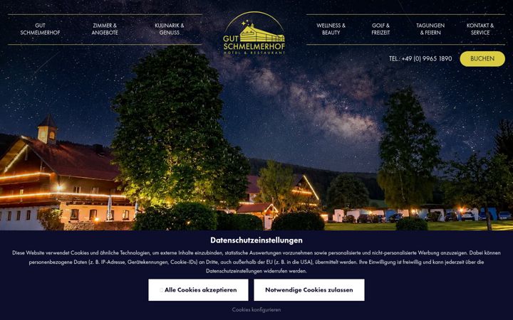 Screenshot of gut-schmelmerhof.de
