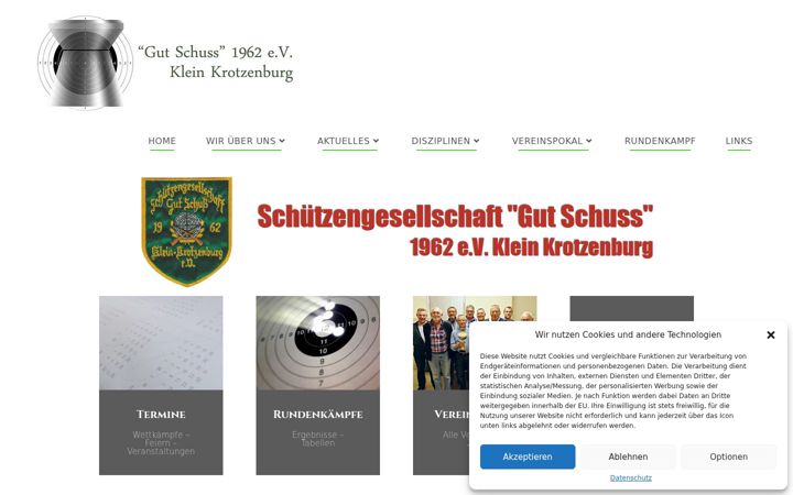 Screenshot of gut-schuss-klein-krotzenburg.de