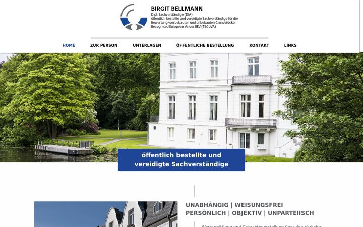 Screenshot of gutachten-bellmann.de