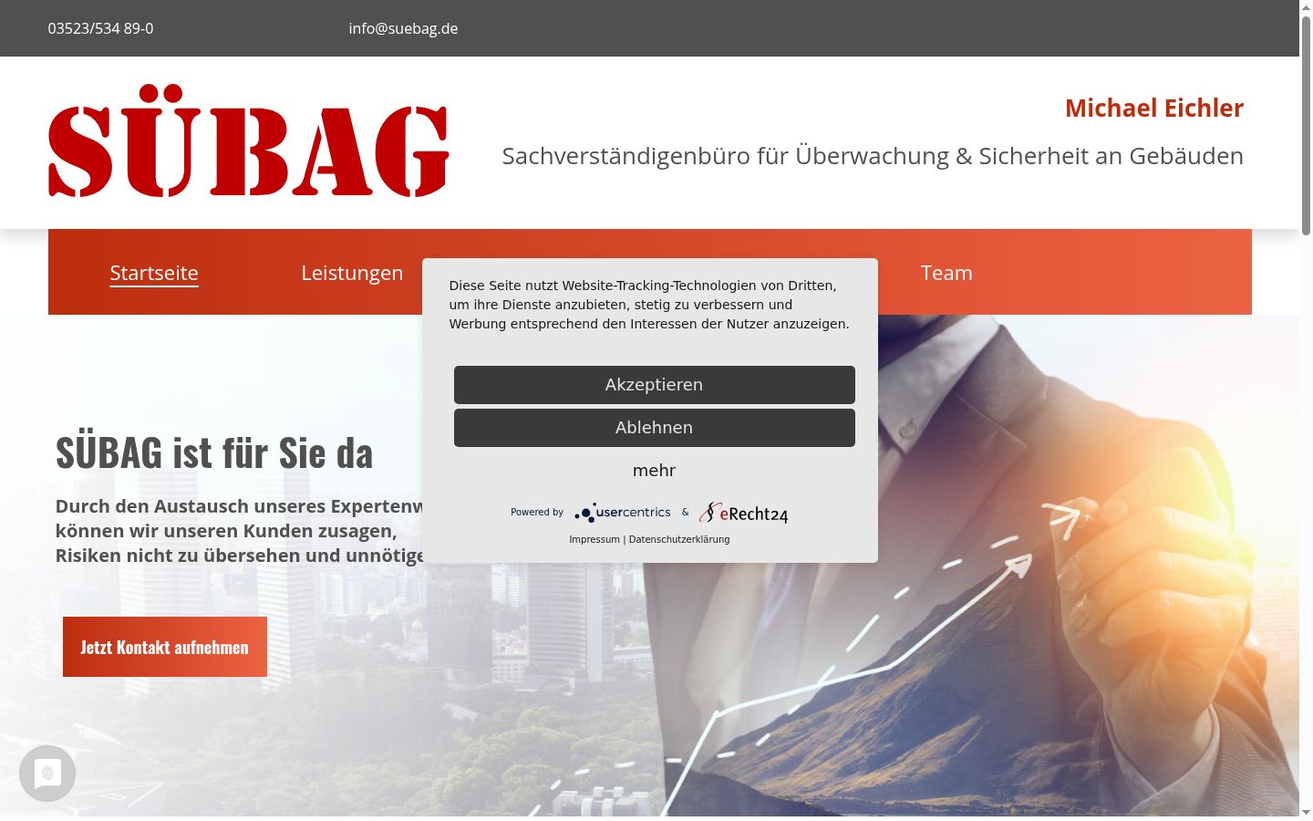 Screenshot tal-banner tal-kunsens muri qabel kwalunkwe interazzjoni