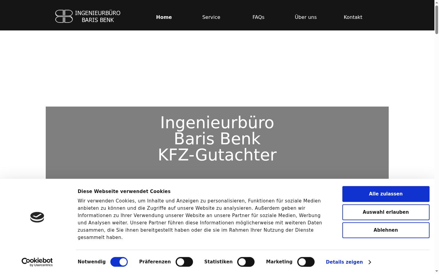 Snímek obrazovky baneru souhlasu zobrazeného před jakoukoli interakcí