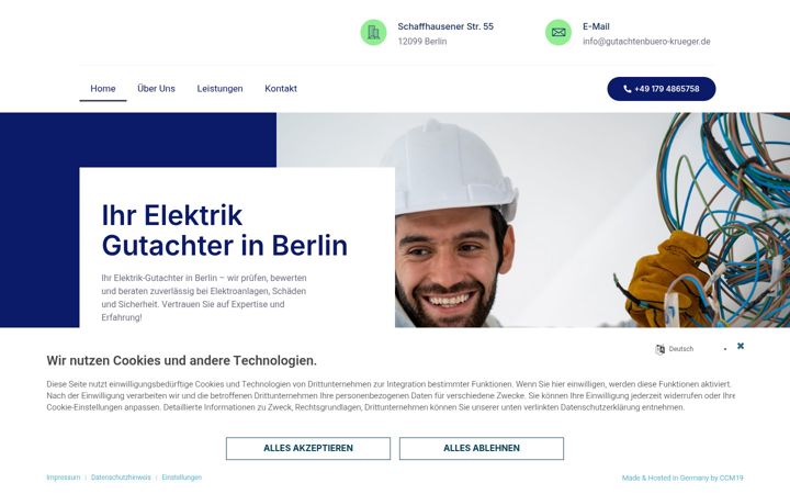 Screenshot of gutachtenbuero-krueger.de