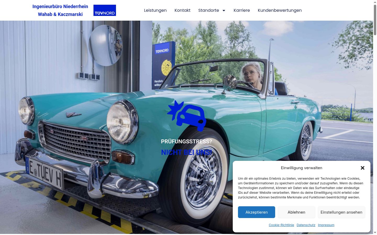 Zrzut ekranu banera zgody wyświetlanego przed jakąkolwiek interakcją