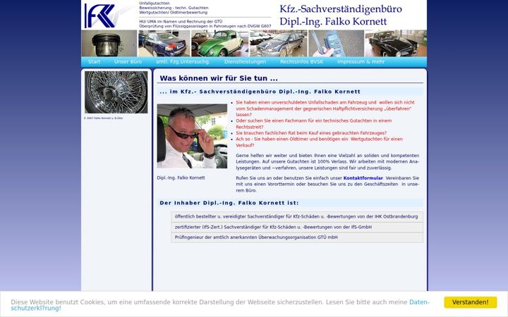 Screenshot of gutachter-hoppegarten.de