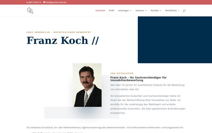 Screenshot of gutachter-koch.de