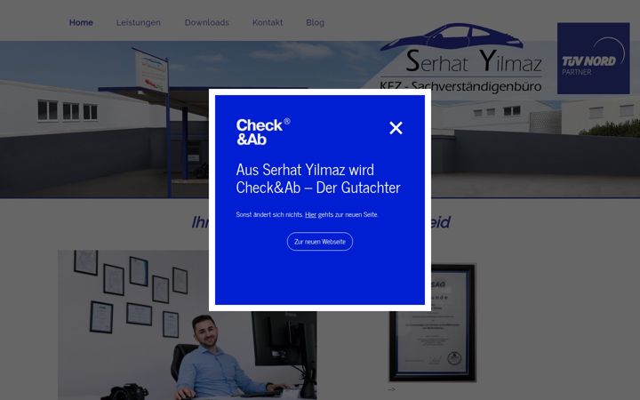 Screenshot of gutachter-luedenscheid.de