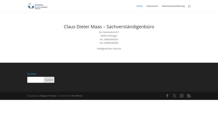 Screenshot of gutachter-maas.de