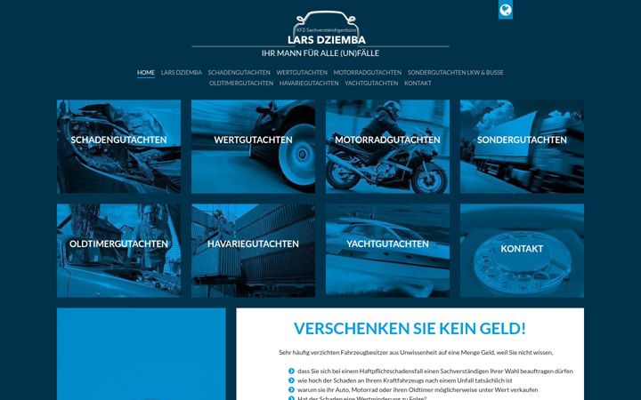 Screenshot of gutachter-nrw.eu