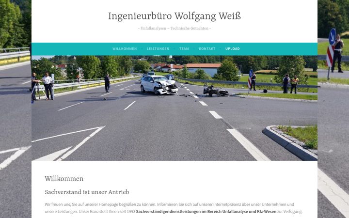 Screenshot of gutachter-weiss.de