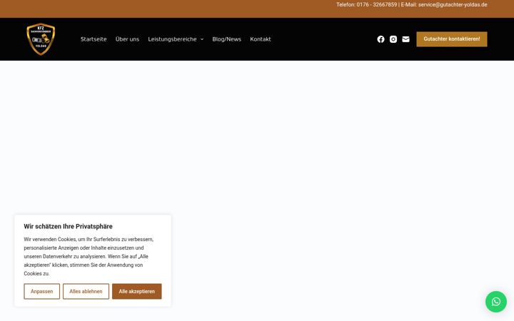 Screenshot of gutachter-yoldas.de