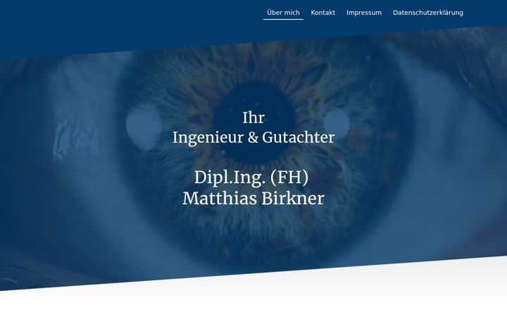 Screenshot of gutachterinfo.de