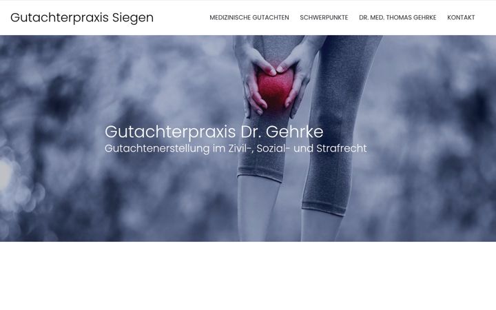 Screenshot of gutachterpraxis-siegen.de