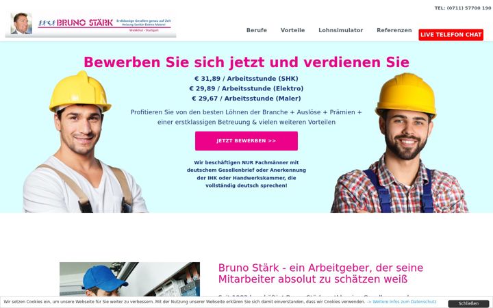 Screenshot of gutarbeiten.de