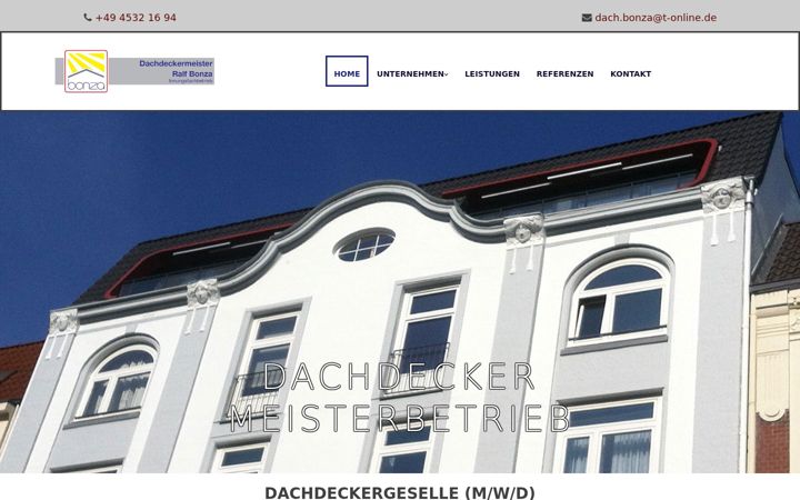 Screenshot of gutbedacht-bonza.de