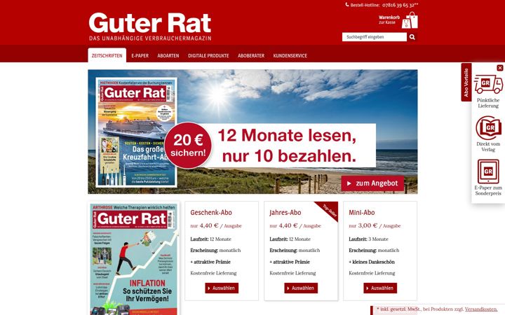 Screenshot of guter-rat-abo.de