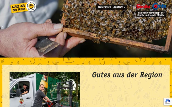 Snímek obrazovky gutes-aus-der-region.de