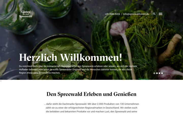 Screenshot of gutes-spreewald.de