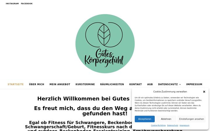 Screenshot of guteskoerpergefuehl.de