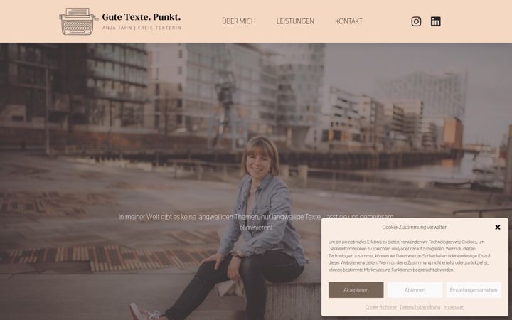 Screenshot of gutetexte.net