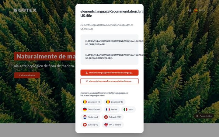 Screenshot of gutex.es