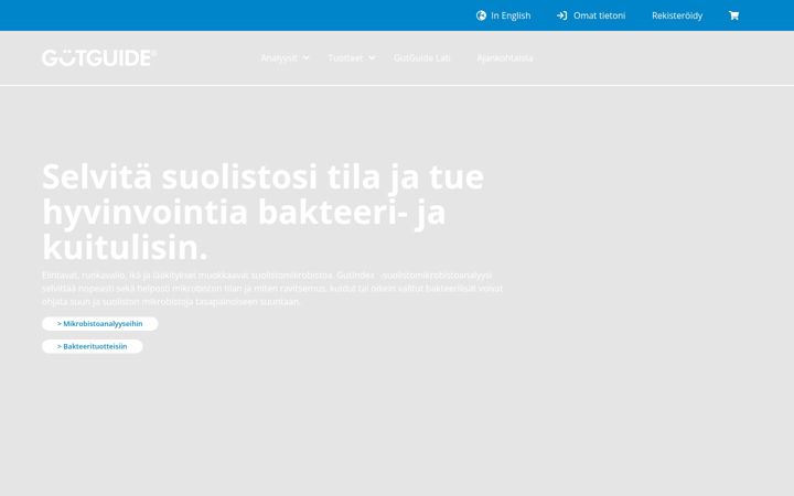 Screenshot of gutguide.com