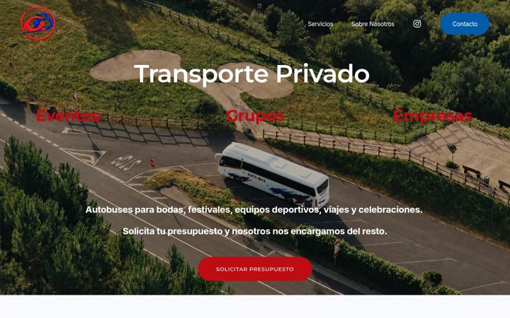 Screenshot of guti-bus.com