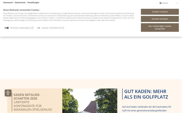 Screenshot of gutkaden.de