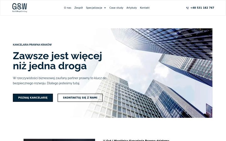 Screenshot of gutkancelaria.pl