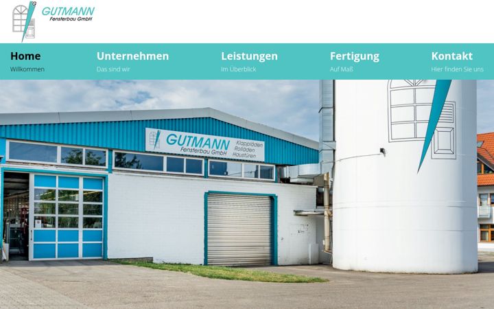 Screenshot of gutmann-fensterbau.de