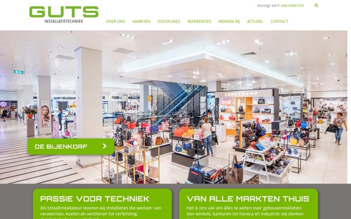 Screenshot of guts-installatietechniek.com