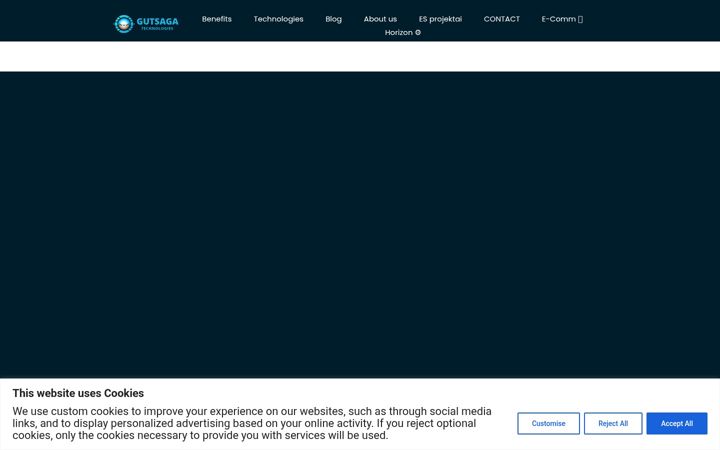 Screenshot of gutsaga.tech