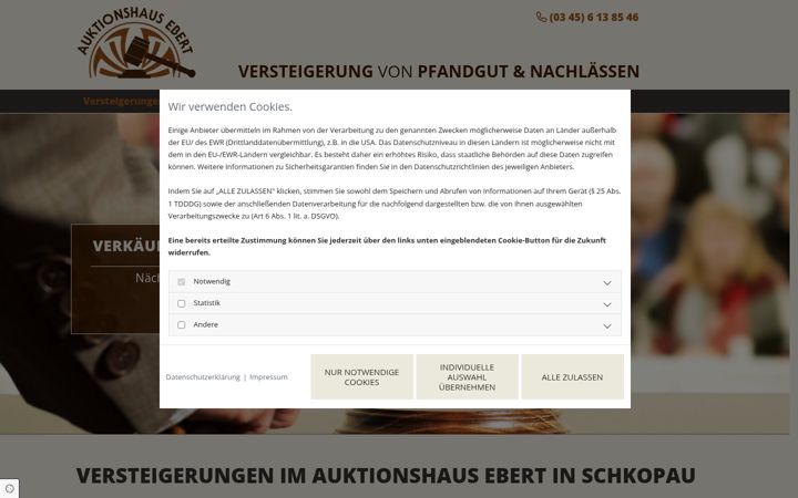 Screenshot of gutsannenschein.de