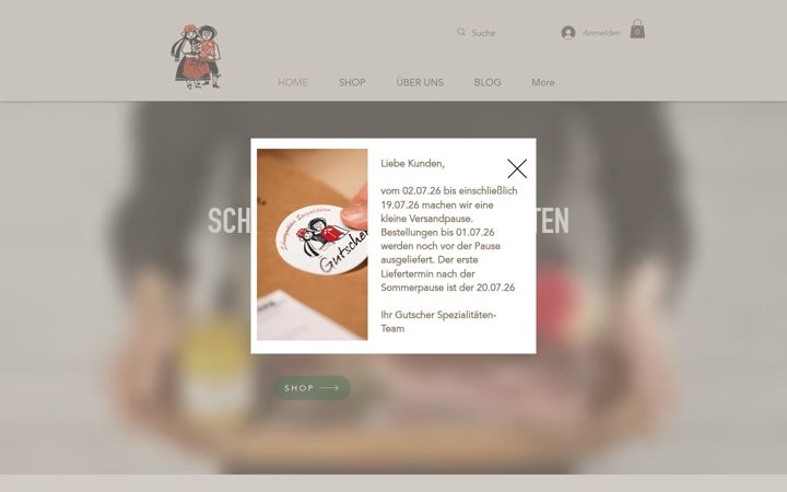 Screenshot di gutscher-titisee.de
