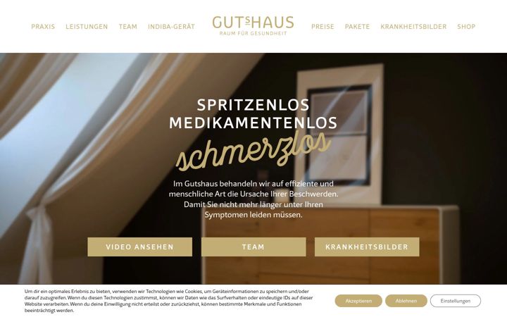 Screenshot of gutshaus-wien.at