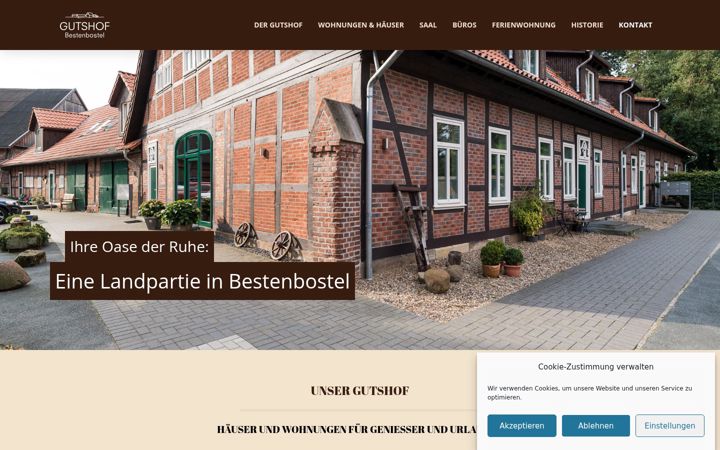 Screenshot of gutshof-bestenbostel.de