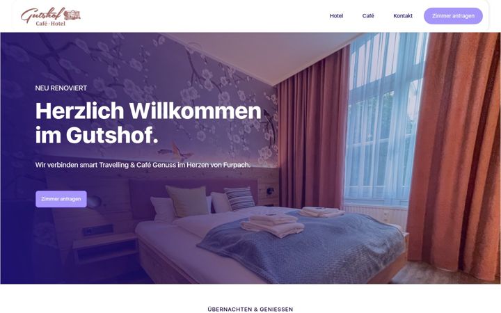 Skjermbilde av gutshof-furpach.de