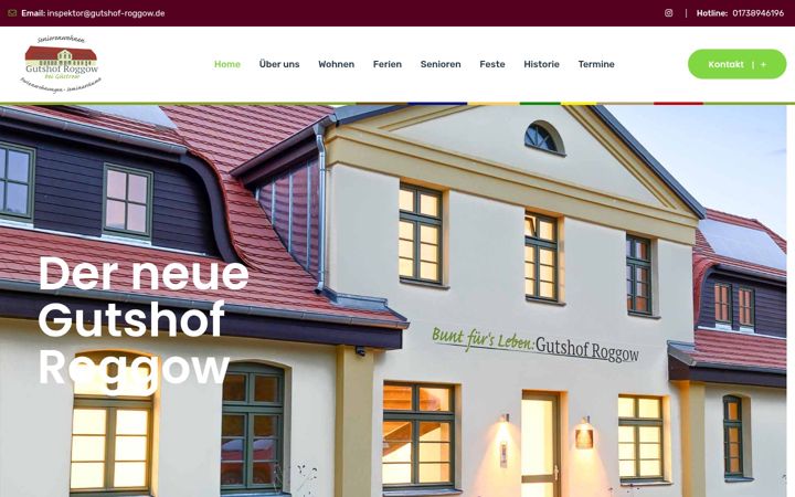 Screenshot of gutshof-roggow.de