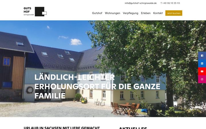 Screenshot of gutshof-schirgiswalde.de