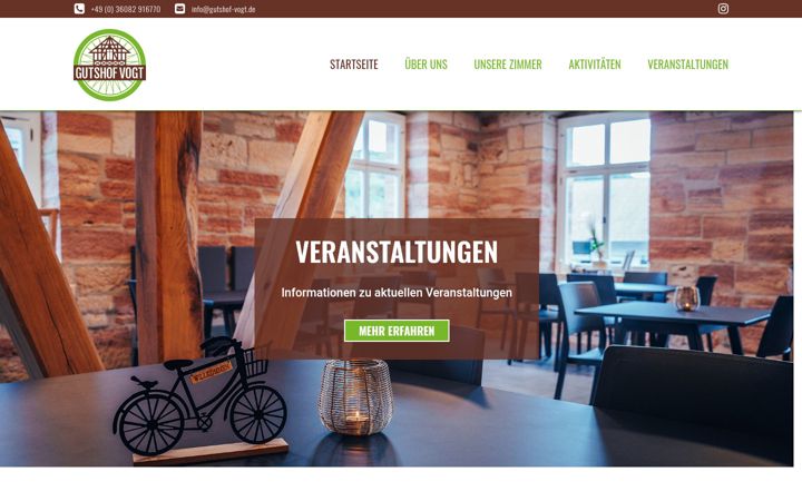 Skjermbilde av gutshof-vogt.de