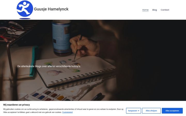 Screenshot of guusjehamelynck.nl