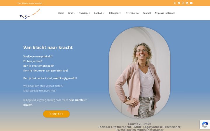 Screenshot of guustazuurbier.nl
