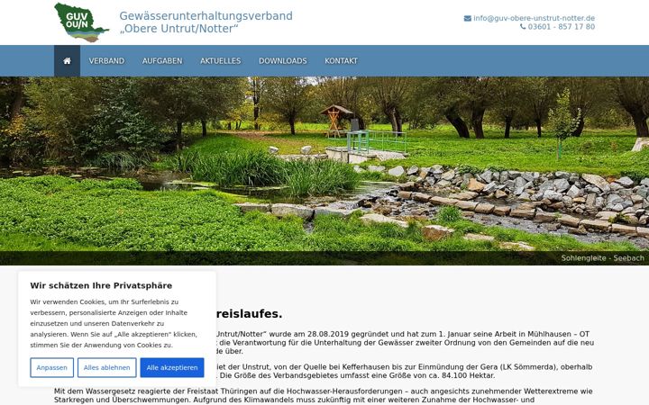 Screenshot of guv-obere-unstrut-notter.de