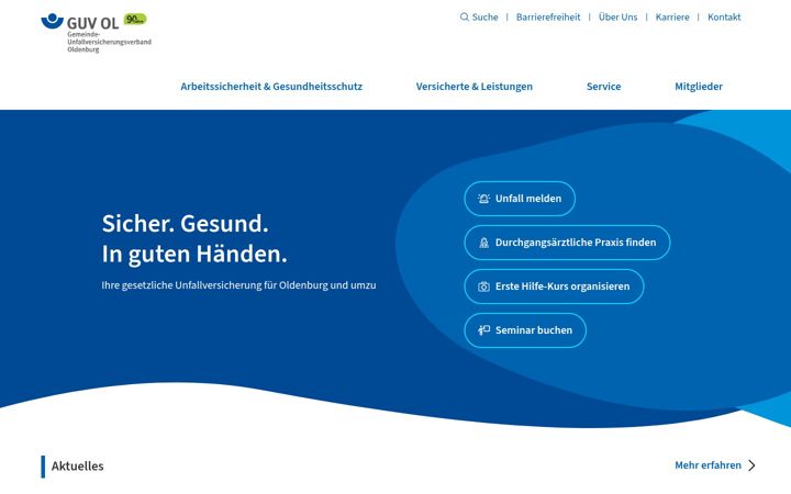 Screenshot of guv-oldenburg.de