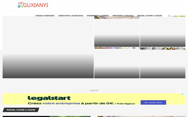 Screenshot of guxianyi.com