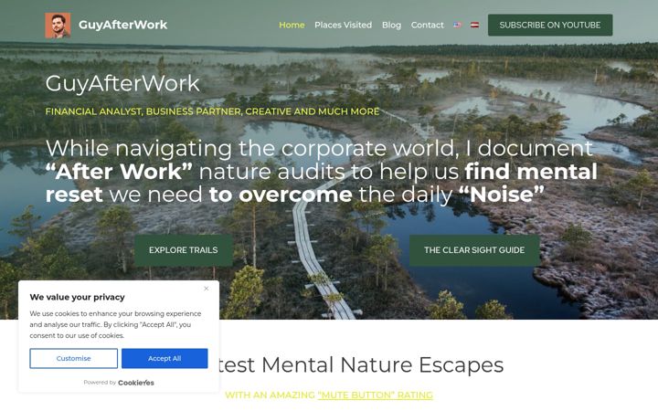 Screenshot of guyafterwork.com