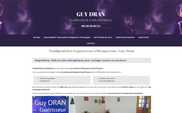 Screenshot of guydranguerisseur.fr