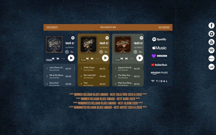 Screenshot of guyverlinde.com