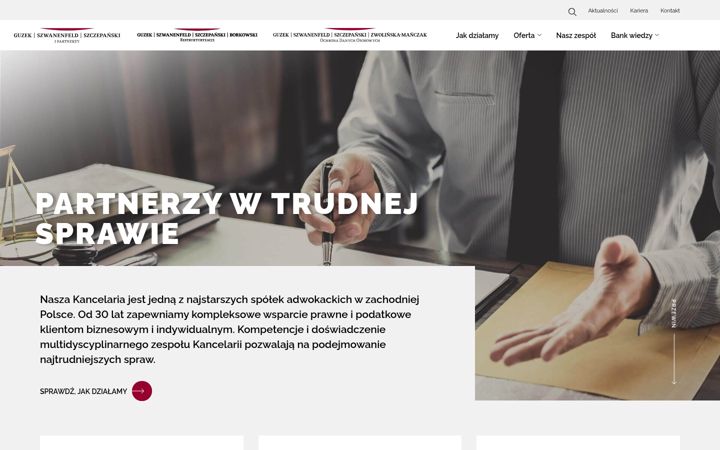 Screenshot von guzek-partnerzy.pl